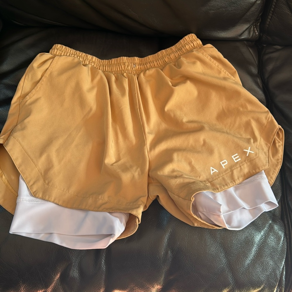 Apex 5inch workout shorts with liner